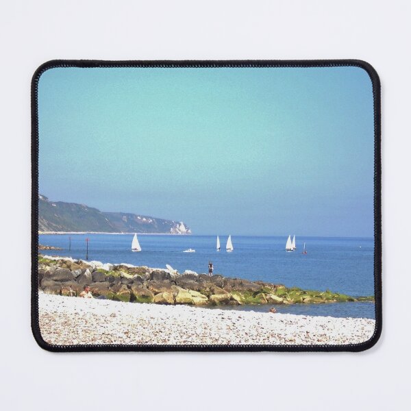 Item preview, Sailing Off Sidmouth Beach, Devon UK designed and sold by lezvee.