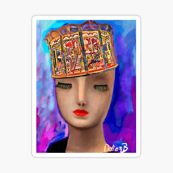 La reine du carousel Sticker
