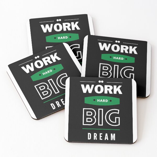 Item preview, Work hard Big dream designed and sold by FuzieStore.