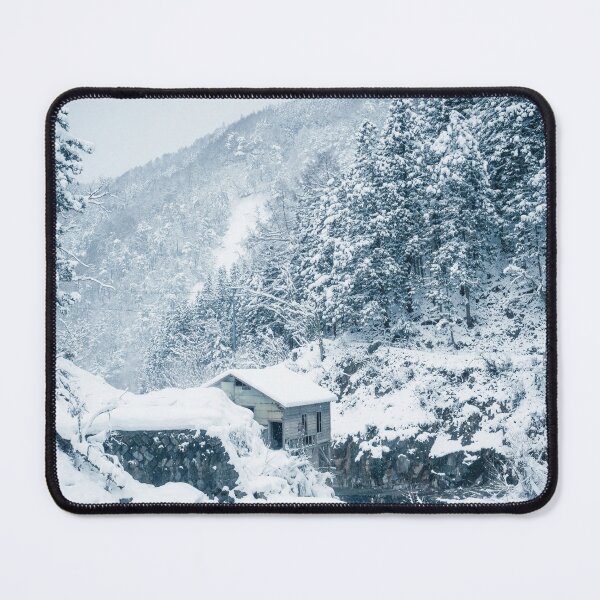 Item preview, Snow Covered Jigokudani Valley in Japan Landscape designed and sold by neilcooperphoto.