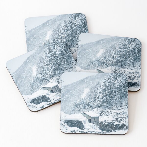 Item preview, Snow Covered Jigokudani Valley in Japan Landscape designed and sold by neilcooperphoto.