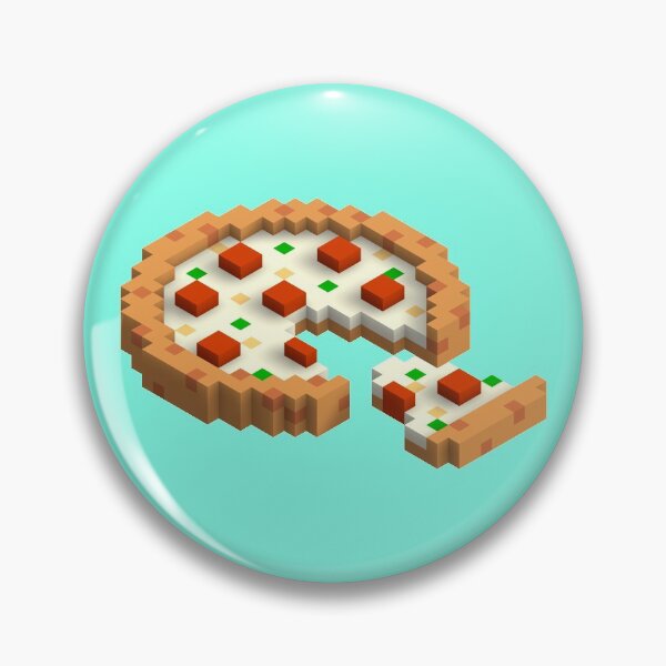 Item preview, Digital 3D Pixel Pizza designed and sold by Artwork by Daniel Adams.