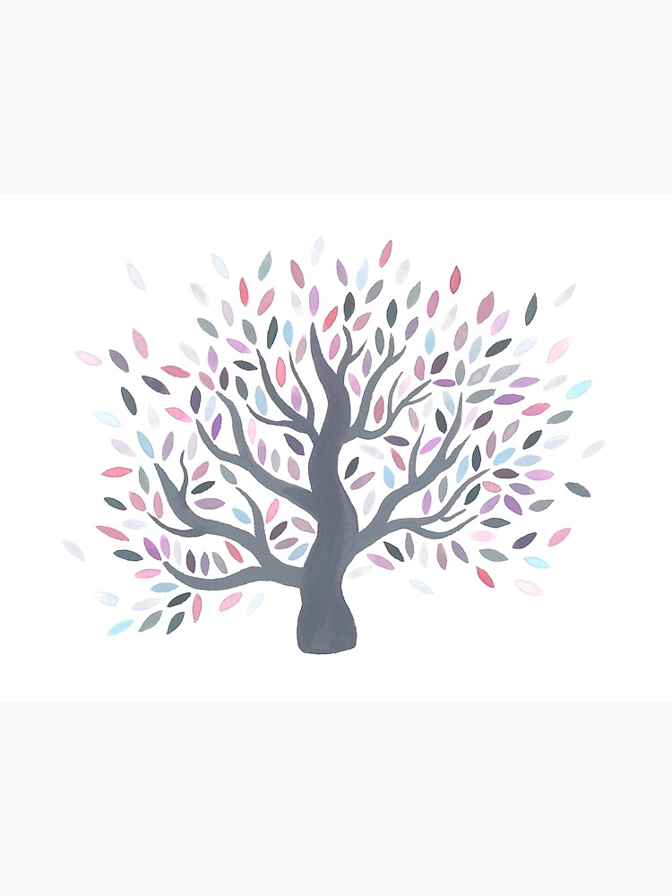 Multicolored tree of spring by mirunasfia