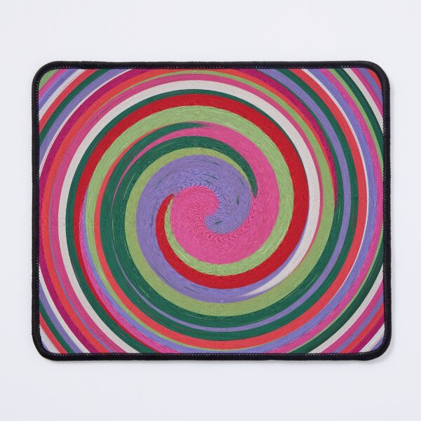 Item preview, modern bright and vibrant modern swirls designed and sold by pollywolly.
