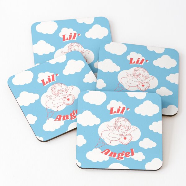 Item preview, Lil' Angel Phone Case Sticker, Tote Bag, Mask, and Shirt Design designed and sold by shopY2K.