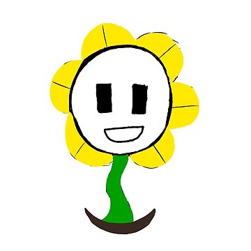 Flowey Sticker by Poulpimoune