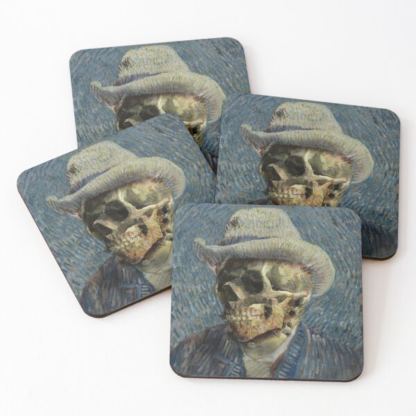Item preview, Skull Gogh - Posthumous Self Portrait (?) designed and sold by skoolsarecool.