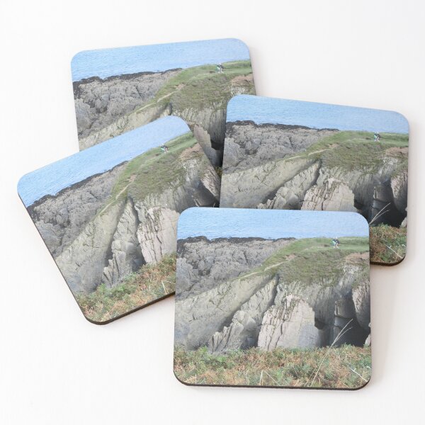 Item preview, Slate Cliffs On Burgh Island, Devon UK designed and sold by lezvee.