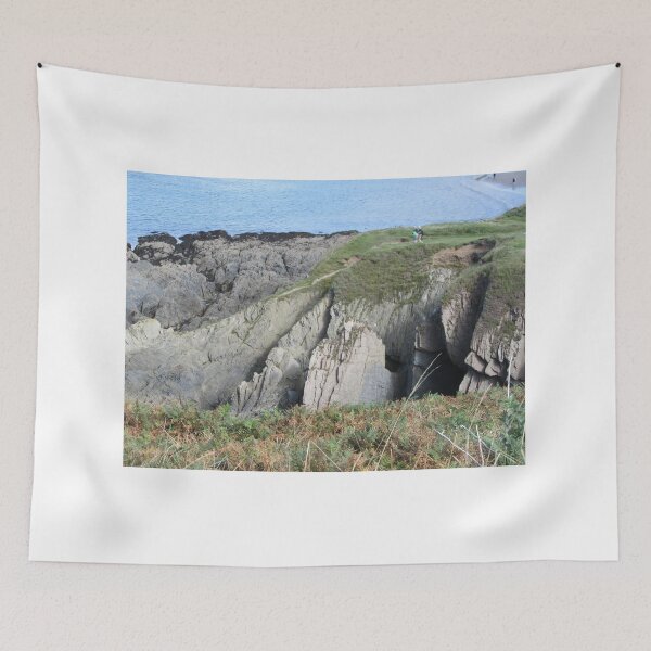 Item preview, Slate Cliffs On Burgh Island, Devon UK designed and sold by lezvee.