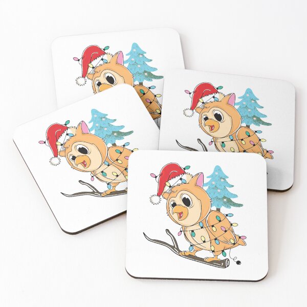 Item preview, Funny Christmas Owl Xmas Lights Bird Lover designed and sold by Betsytiptoe.