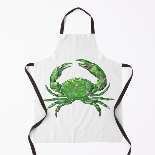 Item preview, Green and pearle crab designed and sold by Elonium.