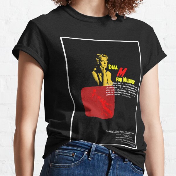 Dial M For Murder (1954) - Movie poster design Classic T-Shirt