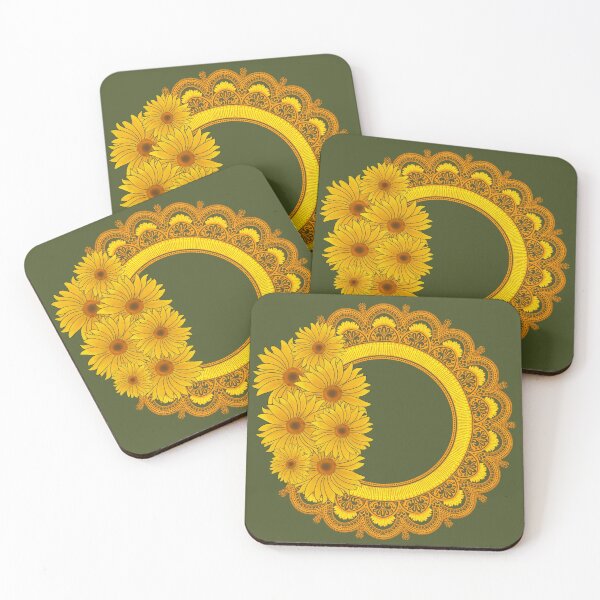 Item preview, Sunflower mandala  designed and sold by Advaya  Arts.