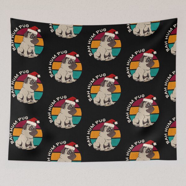 Item preview, Funny Christmas Bah Hum Pug Christmas Pug Dog Lover designed and sold by TKsTees.