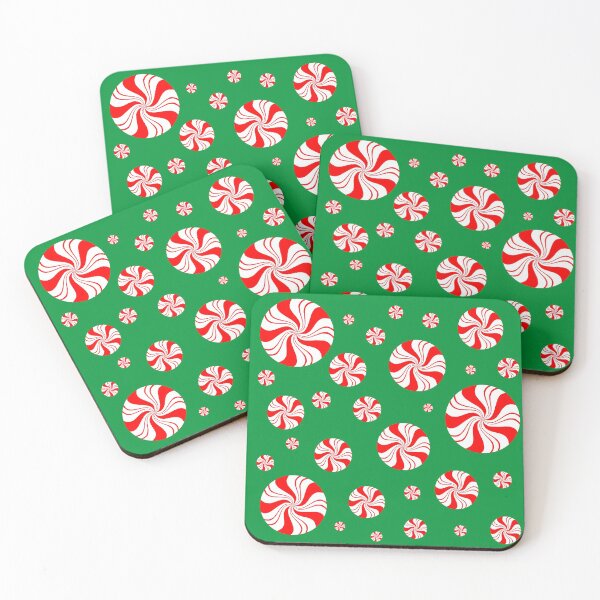 Item preview, Round Peppermint Christmas Pattern designed and sold by Deborah Camp.