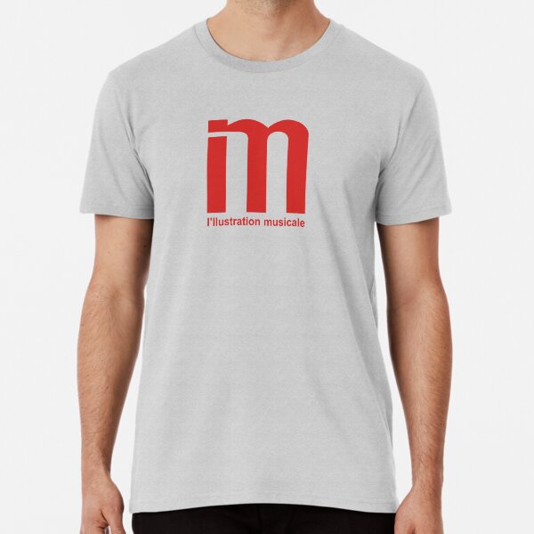L'illustration Musicale library music t-shirt Premium T-Shirt