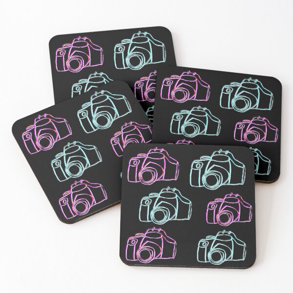 Item preview, Photography, Minimal Line Camera Pattern designed and sold by badlydrawnbabe.