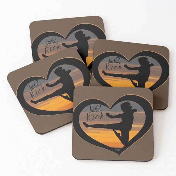 Item preview, Love to Kick, Kick Boxing Design for Karate and Martial Arts Enthusiasts designed and sold by LifeCrush.