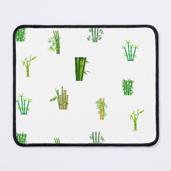 Item preview, Mixed Green Bamboo Botanical Pattern. Lucky Bamboo Plants and Leaves designed and sold by silviaol.