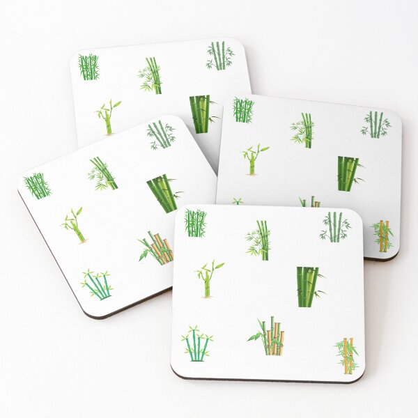 Item preview, Mixed Green Bamboo Botanical Pattern. Lucky Bamboo Plants and Leaves designed and sold by silviaol.