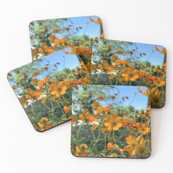Item preview, Orange Flowers, Garden Scene designed and sold by ExploreOutdoors.