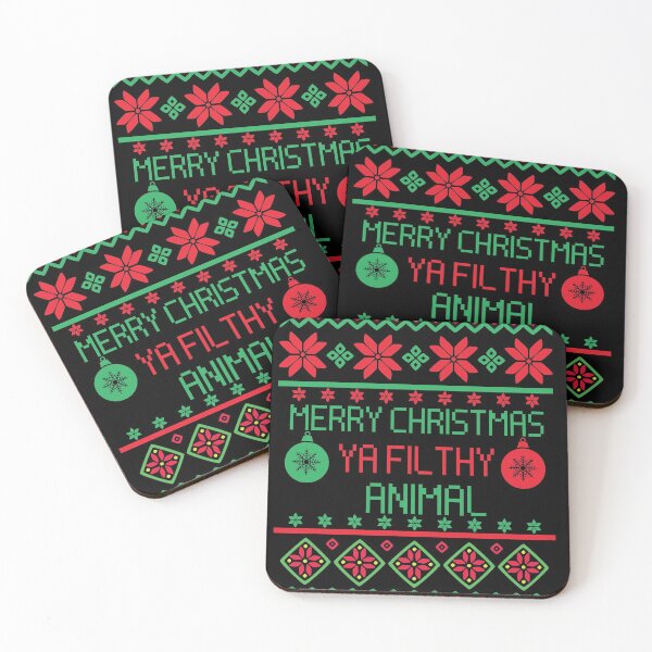Item preview, Merry Christmas ya filthy animal! Funny | sarcastic Christmas quote! designed and sold by HROC.