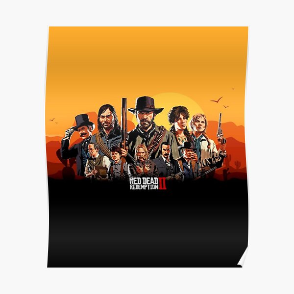 Red Dead Redemption 2، Conception 4k de RDR2 Poster