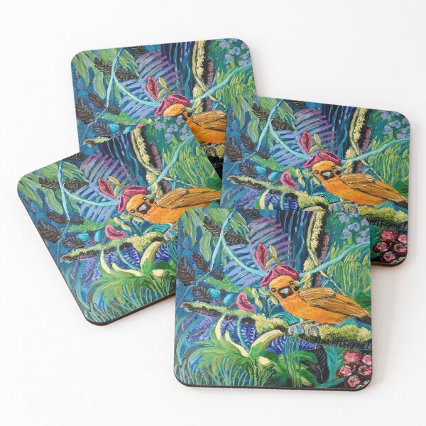 Item preview, Orange Tanager in Ecuador designed and sold by Janice Schiff.