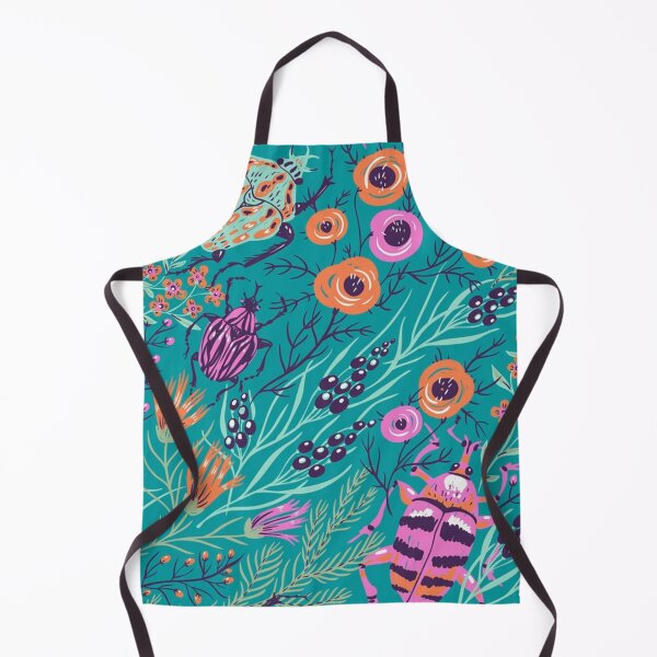 Item preview, Forest Best Friends Cute Bugs, Flowers and Berries. Abstract Colorful Botanical Seamless  designed and sold by silviaol.