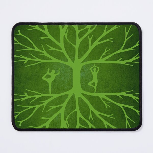 Item preview, Grounded Trees and Humans Yoga Green Forest Graphic designed and sold by WonderfulHumans.