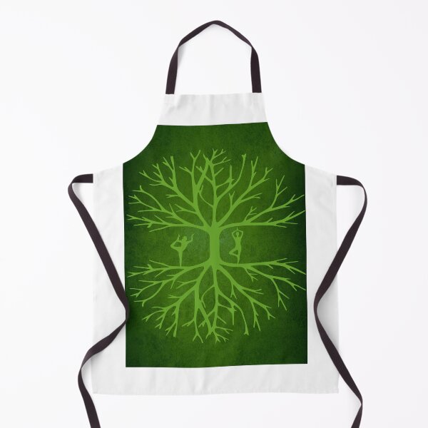 Item preview, Grounded Trees and Humans Yoga Green Forest Graphic designed and sold by WonderfulHumans.