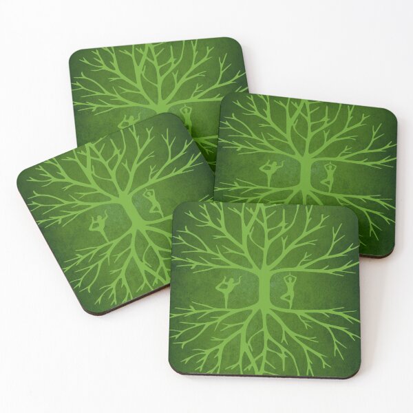 Item preview, Grounded Trees and Humans Yoga Green Forest Graphic designed and sold by WonderfulHumans.