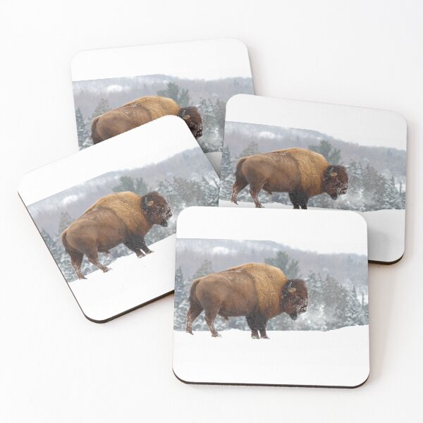 Item preview, Buffalo in Winter designed and sold by James Cumming.