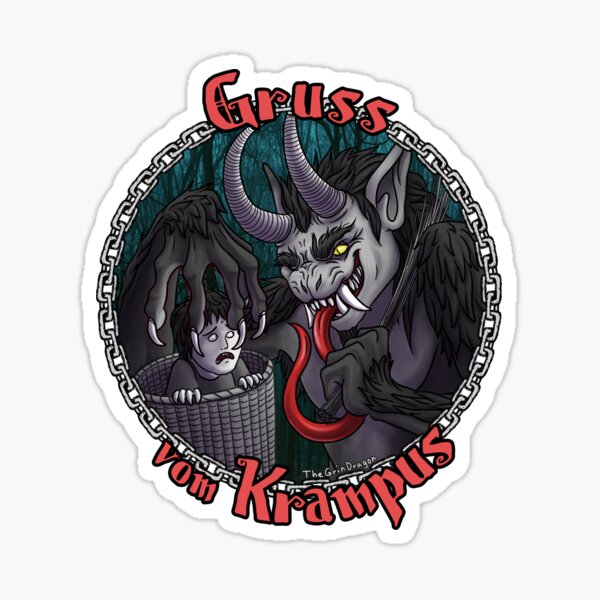 Gruss vom Krampus Sticker