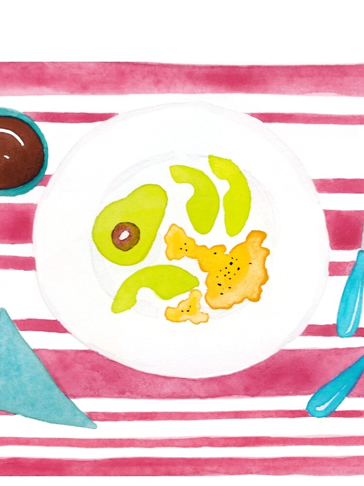 Eggs and avocado breakfast by mirunasfia