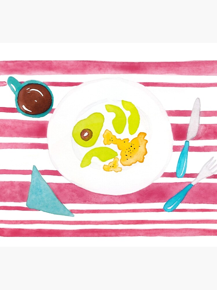 Eggs and avocado breakfast by mirunasfia