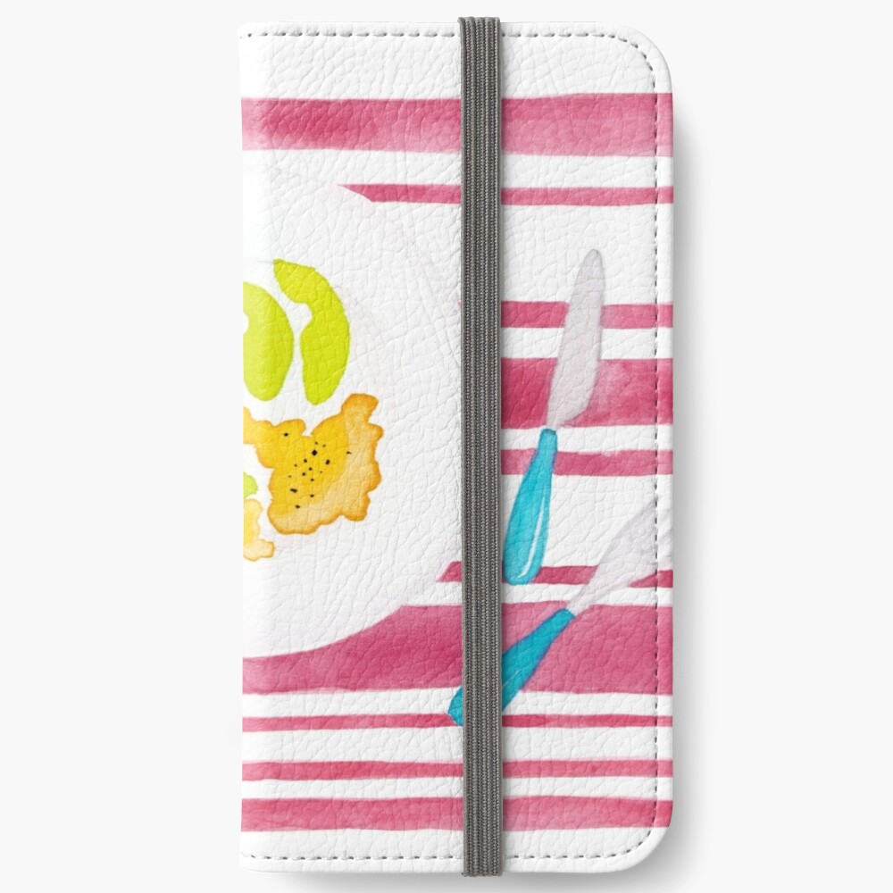 Eggs and avocado breakfast iPhone Wallet