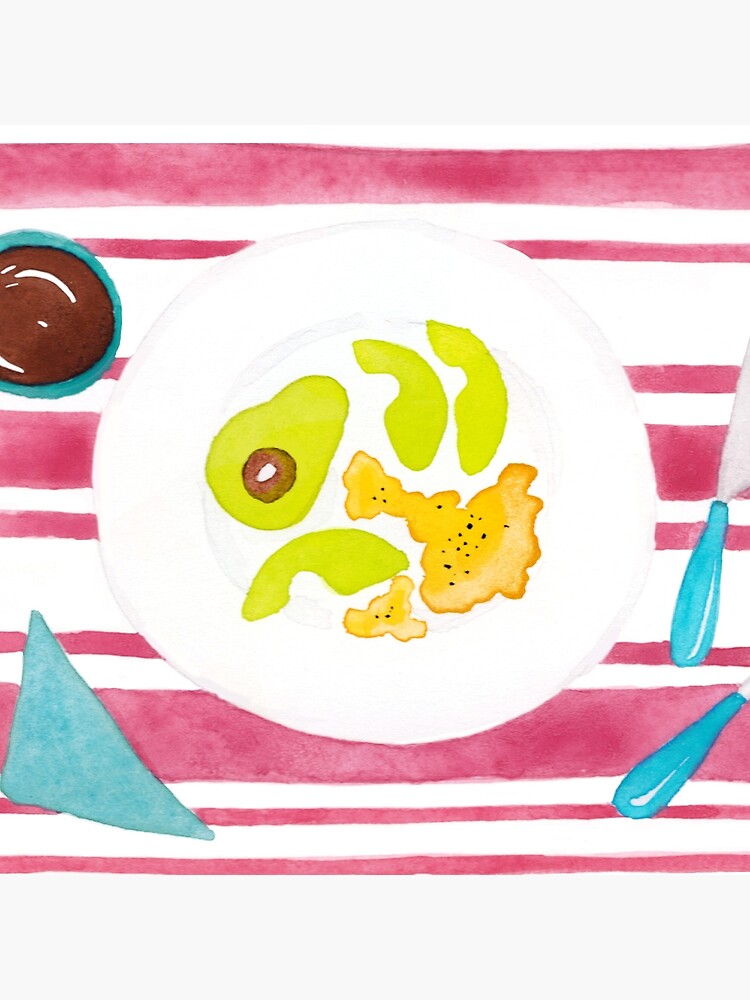 Eggs and avocado breakfast by mirunasfia