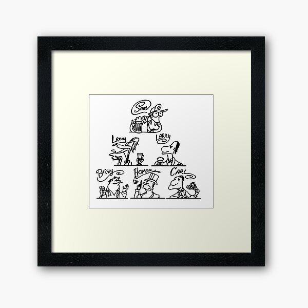 Mount Lushmore Framed Art Print