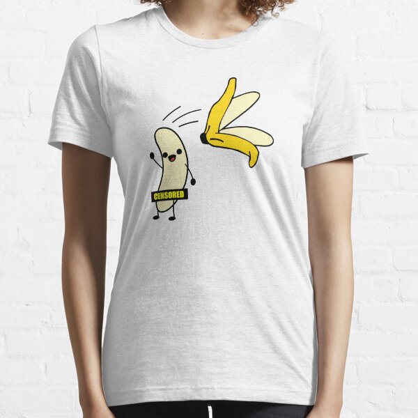 censored banana t shirt