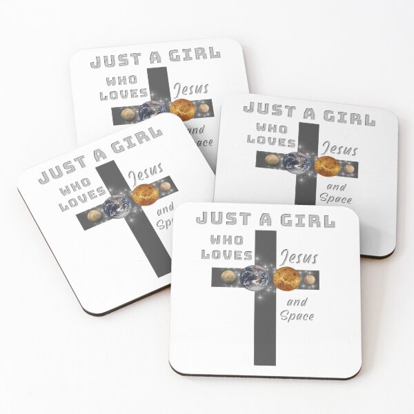 Item preview, Just A Girl Who Loves Jesus and Space. Planets designed and sold by TheKingdomAttic.