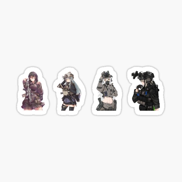 Waifu Operators - Anime Squad Sticker