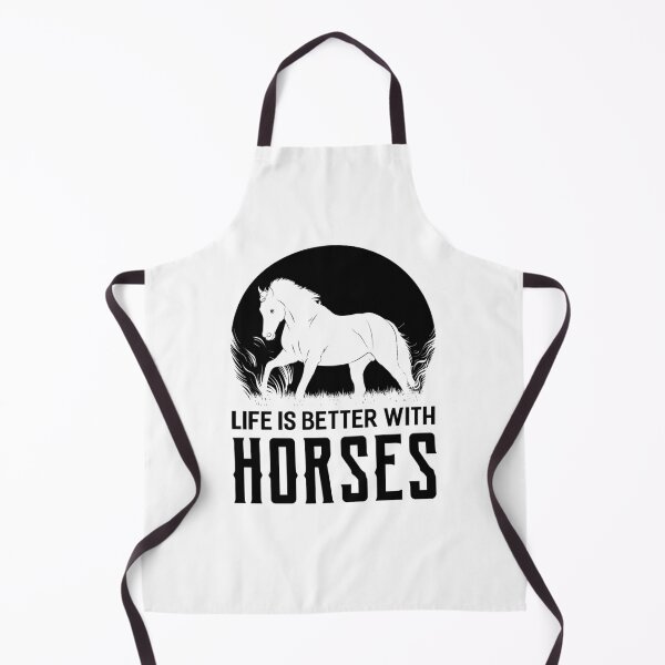 Item preview, Life Is Better With Horses - White Designs designed and sold by FastTrackPhotog.
