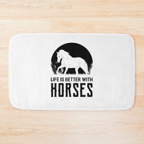 Item preview, Life Is Better With Horses - White Designs designed and sold by FastTrackPhotog.
