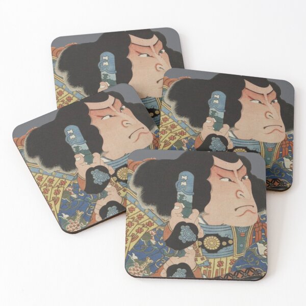 Item preview, Vintage Japanese Samurai Painting designed and sold by TheWitchsWolf.