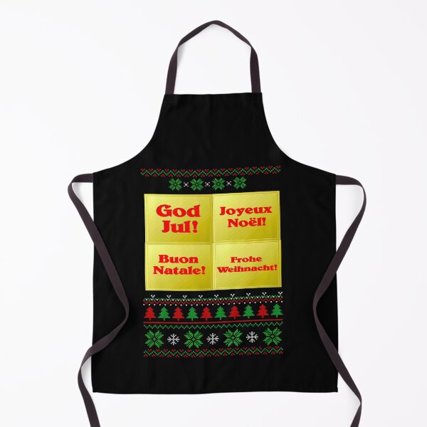 Item preview, UGLY CHRISTMAS SWEATER : In Four Languages with Trees Print designed and sold by posterbobs.