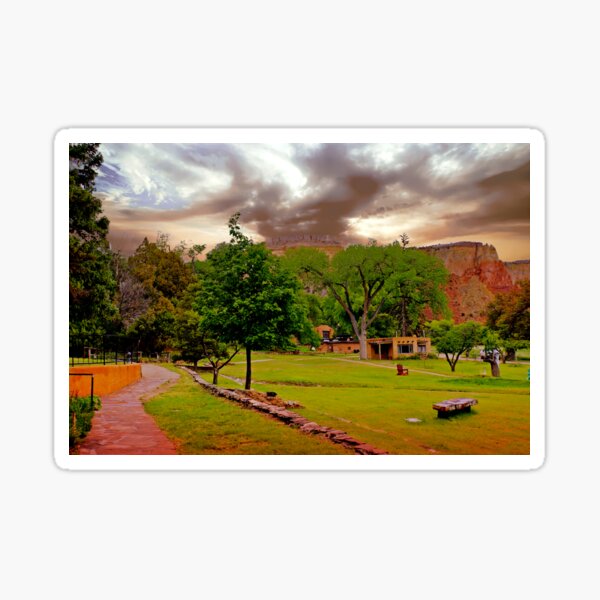 Georgia O'Keeffe Ghost Ranch Sticker