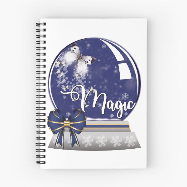 Item preview, Magic Sapphire Holiday Snow Globe designed and sold by FlutteringWings.