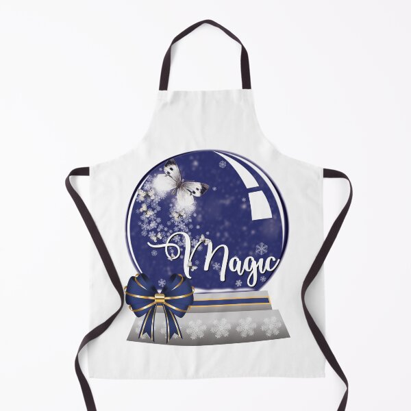 Item preview, Magic Sapphire Holiday Snow Globe designed and sold by FlutteringWings.