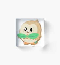 Rowlet Acrylic Block